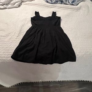 Roxy black square neck dress